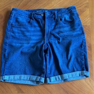 Old Navy Blue High-Rise WOW Denim Shorts